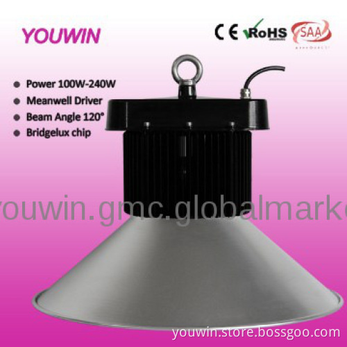 High brightness 5 years warranty 200w LED philips high bay light
